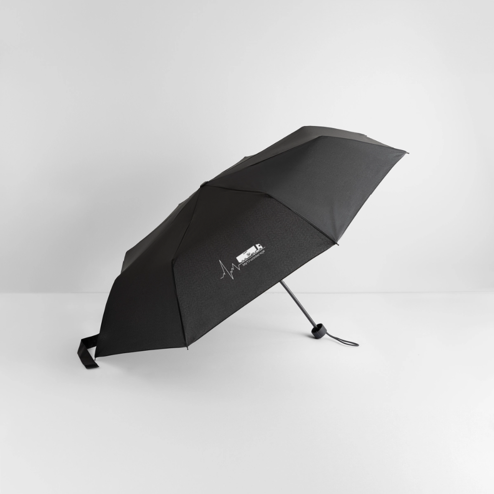 MyTruckGarage Regenschirm – Kompakt & Taschenformat - Schwarz