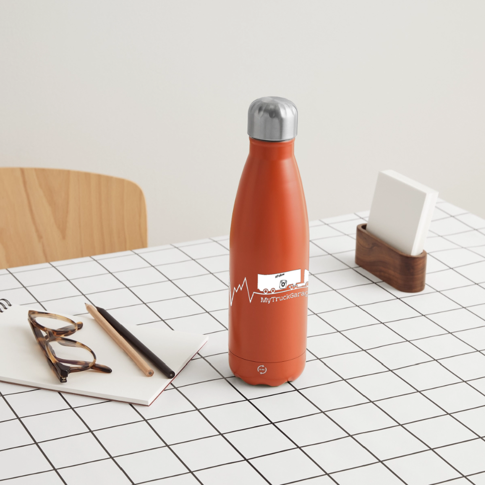MyTruckGarage Isolierflasche 500ml – Thermosflasche für unterwegs - Terra