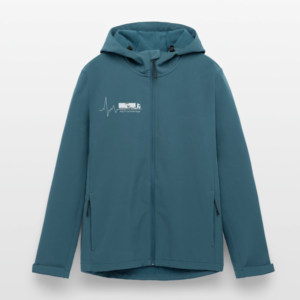MyTruckGarage Softshell-Jacke – Stanley/Stella Recycled Herren - Dunkles Petrol