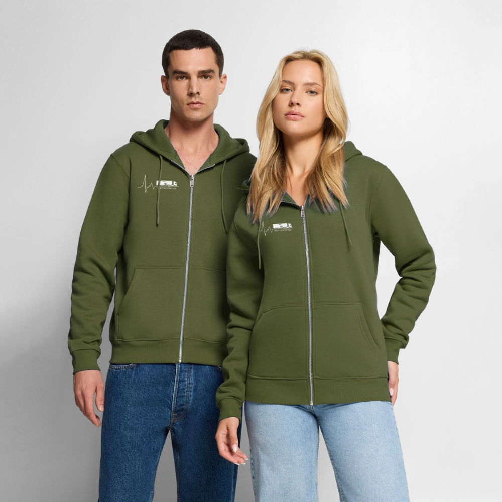 MyTruckGarage Premium Kapuzenjacke – Herren Hoodie - Khaki