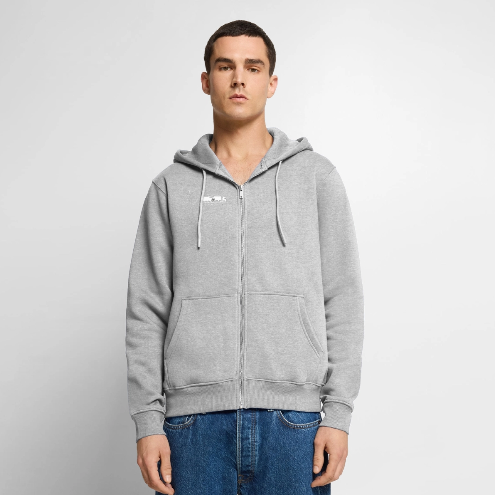MyTruckGarage Premium Kapuzenjacke – Herren Hoodie - Grau meliert