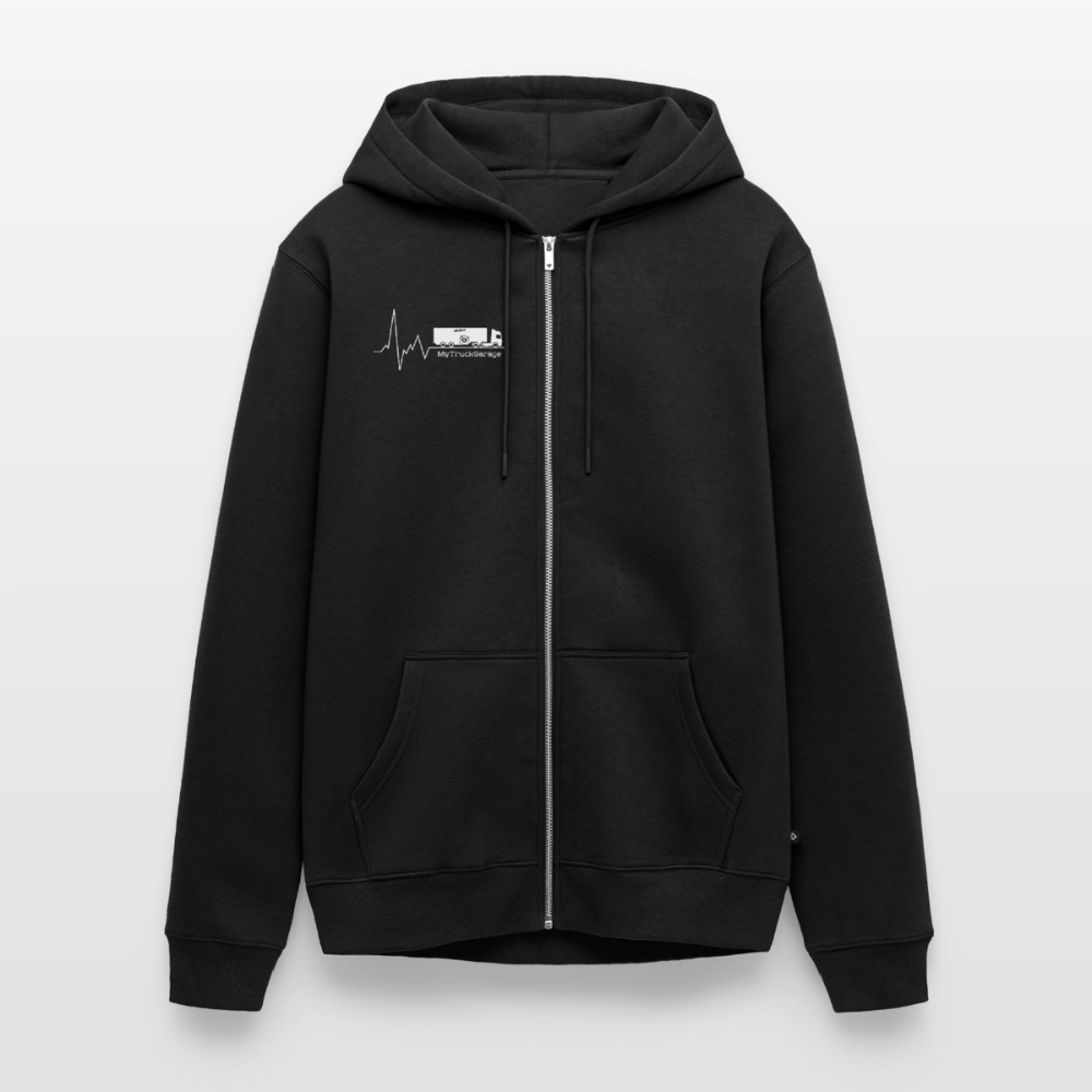 MyTruckGarage Premium Kapuzenjacke – Herren Hoodie - Schwarz