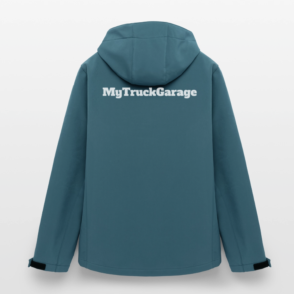 MyTruckGarage Softshell-Jacke – Stanley/Stella Recycled Herren - Dunkles Petrol