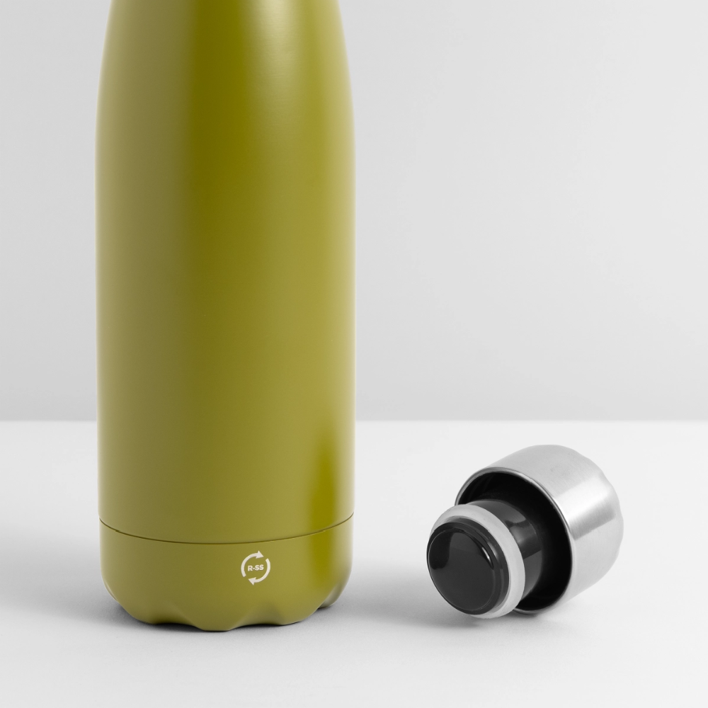 MyTruckGarage Isolierflasche 500ml – Thermosflasche für unterwegs - Olivgrün 
