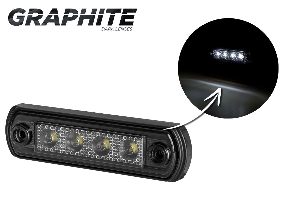 Lkw Seitenmarkierungsleuchte LED LD 675 Black