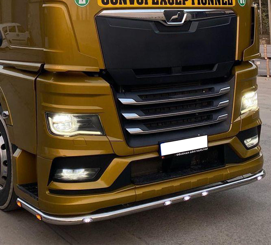Stoßstange für MAN TGX Edelstahl Lowbar