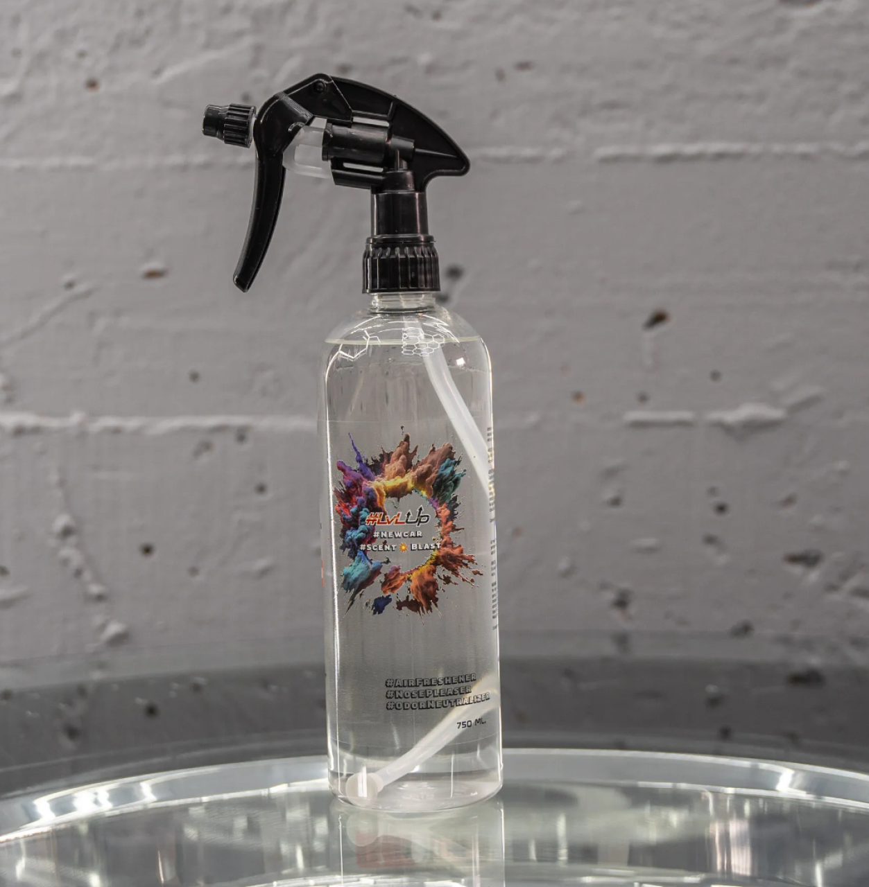 LVL UP Scent Blast New Car 750ml – Autoparfum Duftspray | Neuwagen Duft & langanhaltender Innenraum Duft