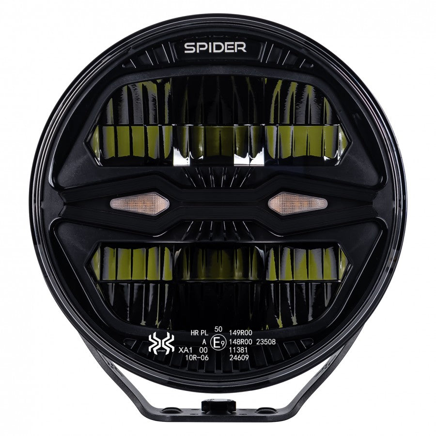 LED Zusatzscheinwerfer X‑SPIDER NINJA Round 12–24 V – 3‑in‑1 Fahr‑, Positions- & Stroboskoplicht (ECE)