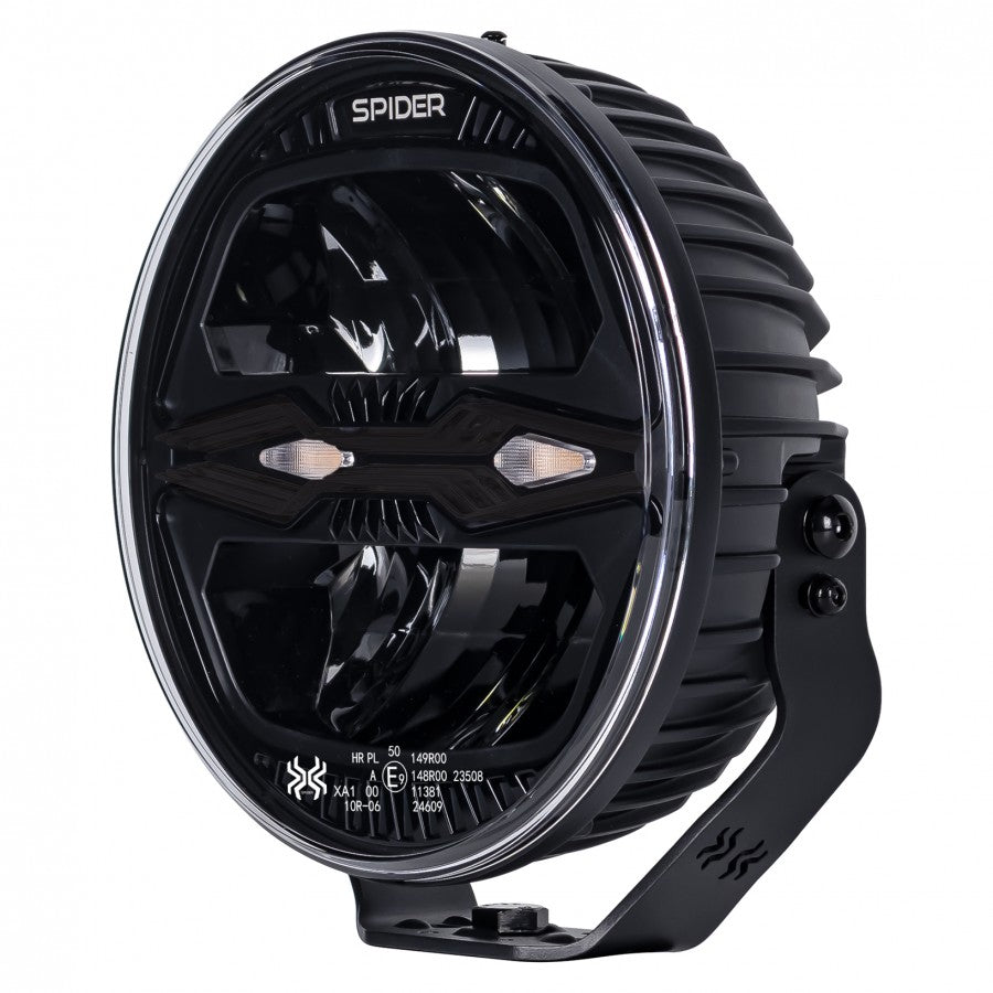 LED Zusatzscheinwerfer X‑SPIDER NINJA Round 12–24 V – 3‑in‑1 Fahr‑, Positions- & Stroboskoplicht (ECE)