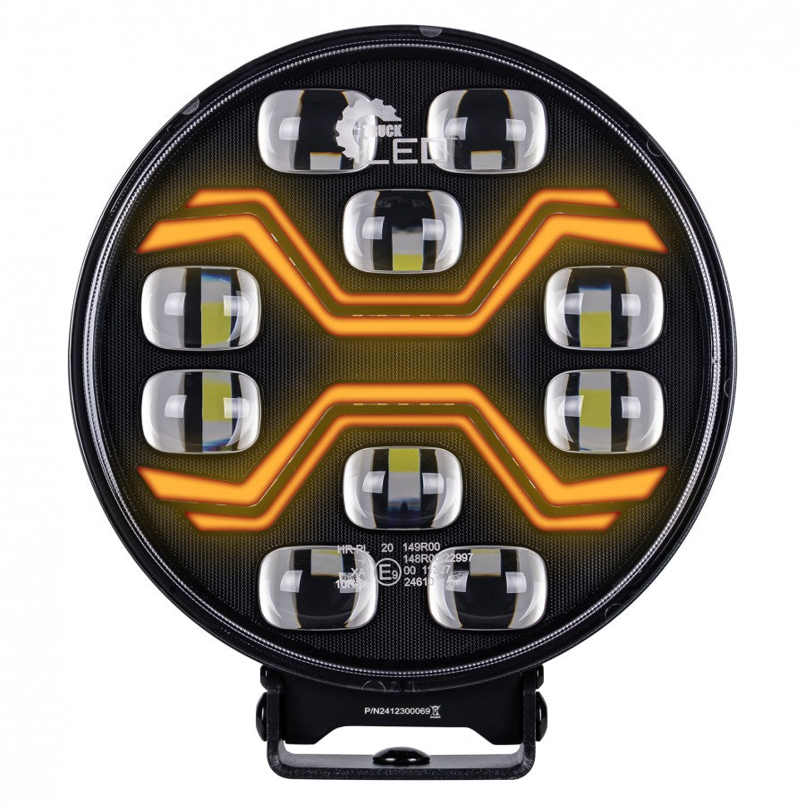 LED Zusatzscheinwerfer X‑SPIDER TOXIC 12–24 V – Fahrlicht, Positionslicht & Stroboskop (ECE geprüft)