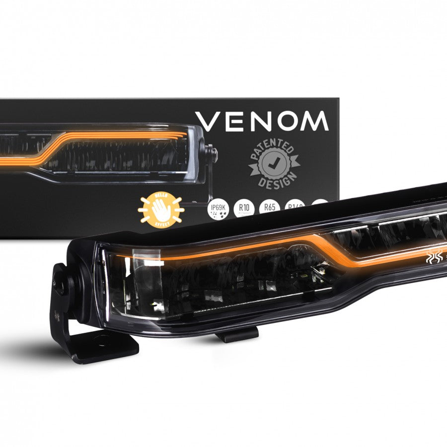 LED Lightbar X‑SPIDER VENOM 12–24 V – 3‑in‑1 Fahrlicht, Positionslicht & Stroboskop (ECE, 108 LEDs)