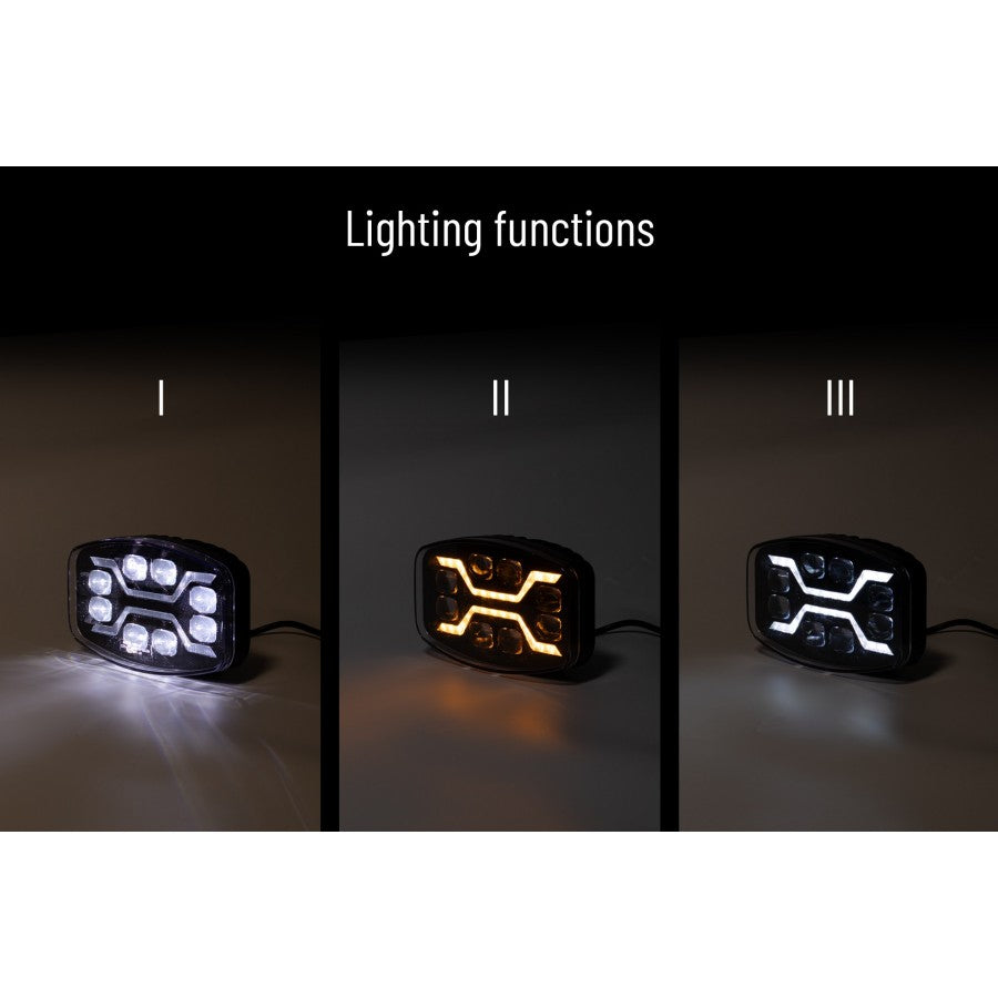 Spider X-SPIDER 72 Hochleistungs-LEDs Aluminium Gehäuse IP6K9K