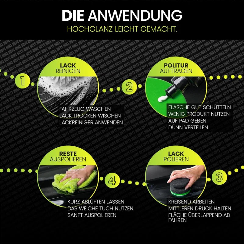 Nuke Guys All in One Polish 250ml – 3in1 Autopolitur mit Versiegelung