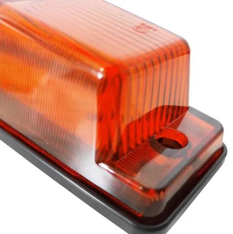 LED Blitzer orange (eckig)  eingelassen & verkabelt - Jumbo